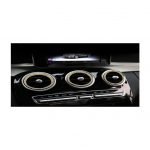 Inner frame for air conditioning vents For Mercedes New C Class 2016-2019 /  Gold Color ( 5 Pieces )