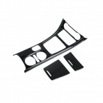 Center console cover For Mercedes 2016-2019 / Black Color ( 3 Pieces )