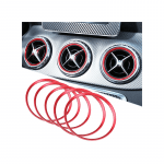 Outer frame for air conditioning vents For Mercedes GLA 2016-2019 / Red Color ( 5 Pieces )
