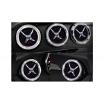 Outer frame for air conditioning vents For Mercedes GLA  2016-2019 /  Silver Color ( 5 Pieces )