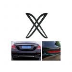 Car rear fog light accessories For Mercedes New E Class 2016-2019 / Carbon Color ( 2 Pieces )