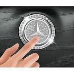 غطاء واطار زرار تشغيل المحرك مناسب لسيارات مرسيدس - QR100