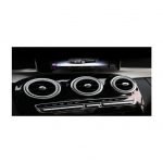 Inner frame for air conditioning vents For Mercedes New C Class 2016-2019 / Silver Color ( 5 Pieces )