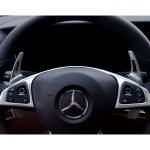 Cover Steering wheel paddles are compatible with Mercedes with shift paddles From Model 2010 To 2015 / Grey Color