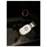 Car key cover  With Apple Tree Logo for Mercedes E Class 2016-2019 / White Color