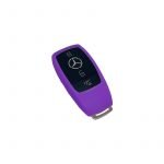Silicone car key cover For Mercedes A Class 2020 / Purple Color