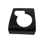 Rear console cup holder cover For Mercedes New E Class 2016-2019 / Glossy Black Color - Image 2