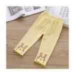 Girl’s trouser from the age of 2 years to 3 years / Yellow Color