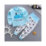 بيجامة اطفال خامة عالية الجودة من سن 1 سنة الي سن 2 سنة / لون ازرق