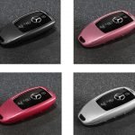 Aluminum car key cover For Mercedes E Class 2016-2020