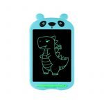 LCD Electronic Drawing & Writing Digital Board 8.5 Inch With One Click & Self Erase Pen / Sky Blue Color