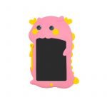 LCD Electronic Drawing & Writing Digital Board 8.5 Inch With One Click & Self Erase Pen / Pink Color