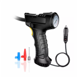 Air pump with flashlight - for car tires, bicycles, balls and floating collars works on the car's lighter or battery  120W - 11.1 V / CZK3665