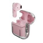 Sport Air-pods , touch screen, water resistant, LED screen, and digital indicator V5.3 / Model AIR 32 - Pink Color