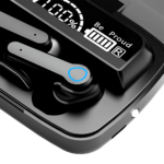 ⁦ايربودز رياضية تعمل باللمس مقاومة للماء شاشة LED بها باور بانك داخلي بالاضافة الي مؤشر رقمي - V5.1 / موديل M19⁩ - الصورة ⁦7⁩