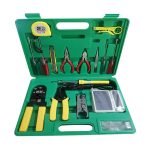 A kit consisting of 25 integrated pieces for easy connection of networks, internet cables and telephones / Model STX100