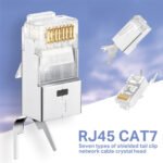 ⁦طقم RJ45 معدن CAT7 عدد 100 قطعة / موديل SSV12⁩ - الصورة ⁦2⁩