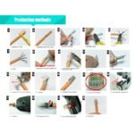 ⁦طقم RJ45 معدن CAT7 عدد 100 قطعة / موديل SSV12⁩ - الصورة ⁦3⁩