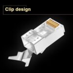 ⁦طقم RJ45 معدن CAT7 عدد 100 قطعة / موديل SSV12⁩ - الصورة ⁦5⁩