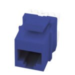 لقمة RJ45 - CAT6 عدد 1 قطعة PVC عالي الجودة / موديل HGF10 - لون ازرق