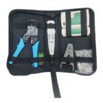 ⁦طقم عدة مكون من 24 قطعة متكاملة لسهولة توصيل الشبكات وكابلات الانترنت والتليفونات / موديل TBC400⁩ - الصورة ⁦2⁩