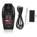 Smart key for cars that operate with a fingerprint only - equipped with a high-quality LCD screen to control the main functions of the car from the inside / Model TK800 - Image 10