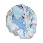 Newborn baby bed, cotton stuffed with fiber, for the child’s comfort while sleeping or relaxing / Model BJG30