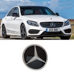 Mercedes W205 logo for the front grille / Silver Color