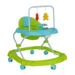 مشاية اطفال لتعليم المشي عالية الجودة / موديل BBA40 - لون اخضر فاتح * ازرق سماوي