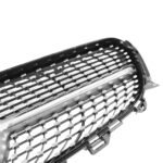 ⁦شبكة سيارة امامية متوافقة مع سيارات مرسيدس E W213  موديل 2016 - 2019 / لون كروم مرصع⁩ - الصورة ⁦4⁩