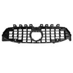 ⁦شبكة سيارة امامية متوافقة مع سيارات مرسيدس CLA W118  موديل 2020 - 2023 GT / لون كروم⁩ - الصورة ⁦3⁩