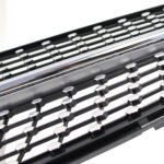 ⁦شبكة سيارة امامية متوافقة مع سيارات مرسيدس CW205  موديل 2019-2021  بدون فتحة كاميرا  / لون كروم مرصع بالماس⁩ - الصورة ⁦3⁩