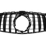 Car front grille compatible with Mercedes CW205 Model 2019-2021 GT With Camera Hole / Black Color - Image 2