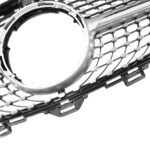 ⁦شبكة سيارة امامية متوافقة مع سيارات مرسيدس E W213  موديل 2016 - 2019 / لون كروم مرصع⁩ - الصورة ⁦2⁩