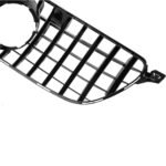 ⁦شبكة سيارة امامية متوافقة مع سيارات مرسيدس GLE 166 موديل 2016-2019  GT / لون اسود⁩ - الصورة ⁦3⁩