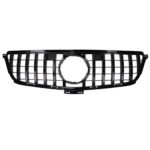 ⁦شبكة سيارة امامية متوافقة مع سيارات مرسيدس ML W166 موديل 2013-2015 GT / لون اسود⁩ - الصورة ⁦3⁩