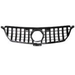 ⁦شبكة سيارة امامية متوافقة مع سيارات مرسيدس ML W166 موديل 2013-2015 GT / لون اسود⁩ - الصورة ⁦4⁩