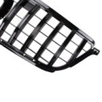 ⁦شبكة سيارة امامية متوافقة مع سيارات مرسيدس ML W166 موديل 2013-2015 GT / لون اسود⁩ - الصورة ⁦5⁩