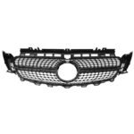 ⁦شبكة سيارة امامية متوافقة مع سيارات مرسيدس E W213  موديل 2016 - 2019 / لون كروم مرصع⁩ - الصورة ⁦3⁩