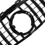 ⁦شبكة سيارة امامية متوافقة مع سيارات مرسيدس A Class W177  موديل 2019-2022 GT / لون اسود⁩ - الصورة ⁦2⁩