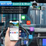 ⁦اوكا داش كاميرا  للسيارة بدقة 1080  رؤية ليلية بالاشعة تحت الحمراء ومستشعر / موديل BGV100⁩ - الصورة ⁦4⁩