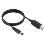 ⁦باور سبلاي USB من بوست لاين، تيار مستمر 5 فولت الى تيار مستمر 12 فولت، كابل خرج سلك طاقة 1 امبير 2 امبير عالي الجودة / للراوتر⁩ - الصورة ⁦2⁩