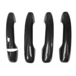 ⁦كفر لمقبض باب السيارة متوافق مع سيارة مرسيدس C & E & GLC & GLB & B & W205 / لون كاربون⁩ - الصورة ⁦2⁩