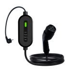 Portable electric car charger for all types of cars that charge with electricity, 3.5 kW - 16 A 250 V - 5 M / Model LKJ10