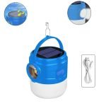 Rechargeable emergency flashlight - charged via USB 50 watts with a solar cell / Model HT-138