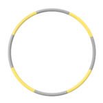 Hula Hoop yoga fitness circuit for women, suitable for all ages / Model TTP10 - yellow * Grey Color