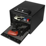 ⁦خزنة نقود ديجيتال الكترونية مقاومة للحريق والسرقة مع قفل مركب وبصمة اصبع ( Biometric Lock )20.0 * 30.4 * 25.4 سم / 7.8 كجم – موديل 55B30⁩ - الصورة ⁦4⁩