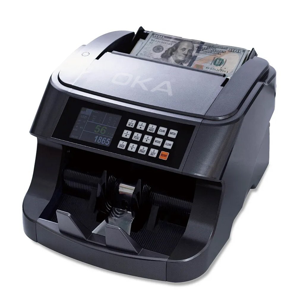 EDSwfjkhyewajkfhdreqwjkhfdjrewqf OKA Bill Counting for sorting and counting various currencies and detecting counterfeiting ( Egyptian-Dollar – EURO ) / Model OKA-MIX 130 - Image 2