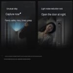 BOSCH Smart Lock Calon suitable for all doors works with fingerprint, password, key and blade and can be controlled through mobile / Model FU8 - Image 4