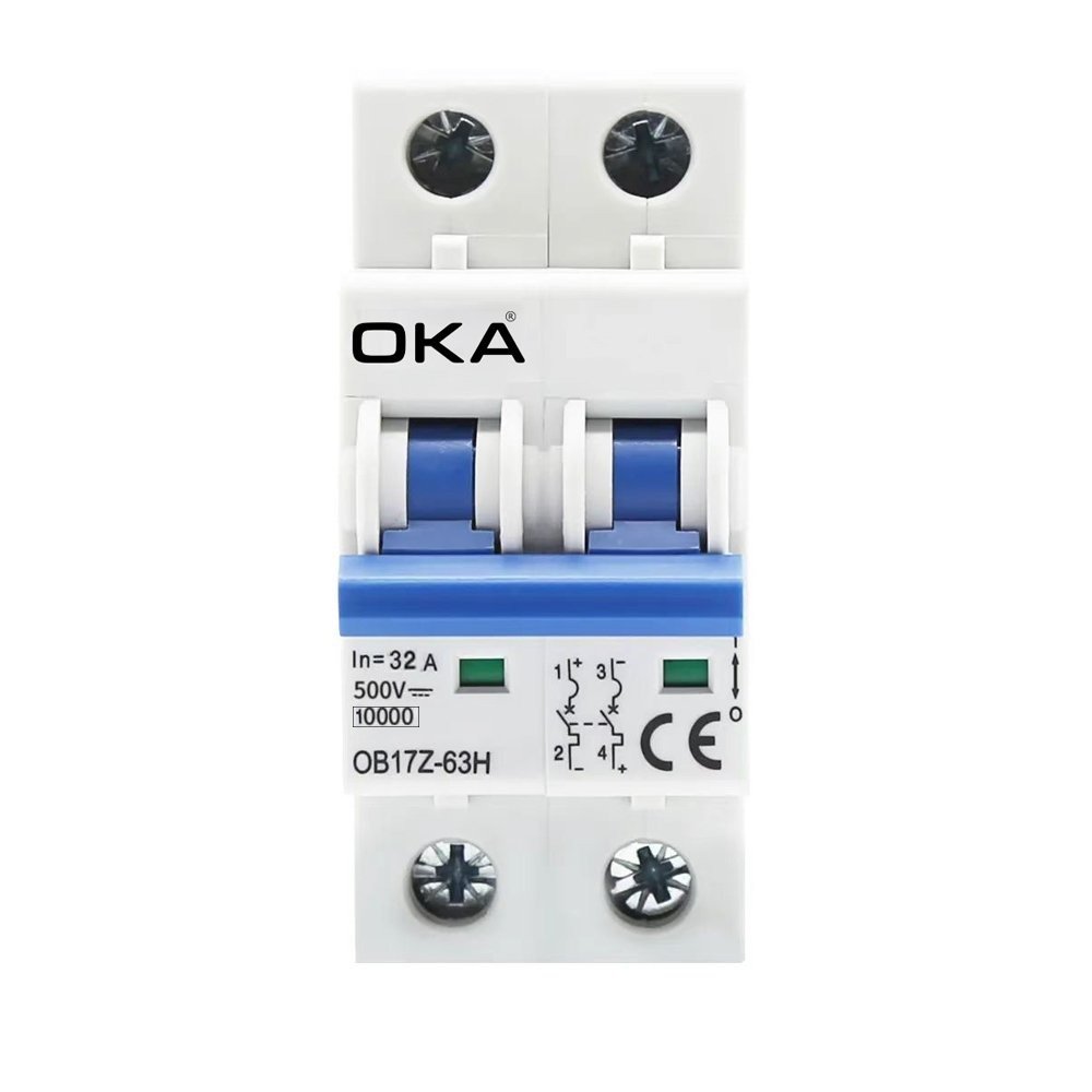 dwq41d56wq4d56w4q65d4wq5 اوكا قاطع كهرباء ثنائي 32 امبير – 500 فولت / موديل OB17Z-63H - الصورة 2